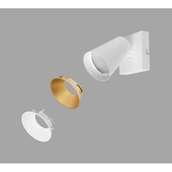 Fehér spotlámpa ø 8 cm Sharp – Trio-image-3