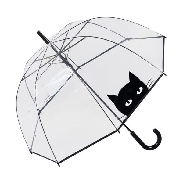 Looking Cat átlátszó esernyő, ⌀ 85 cm -Ambiance