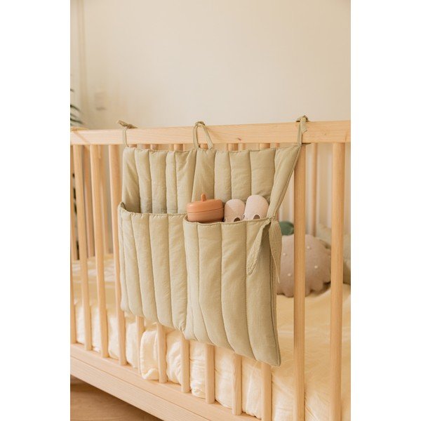 Zsebes tároló kiságyra 40 cm Benjamin Olive – Lorena Canals-image-4