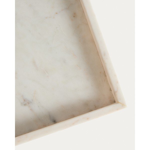 Márvány dekoratív tálca 35x35 cm Serela – Kave Home-image-4