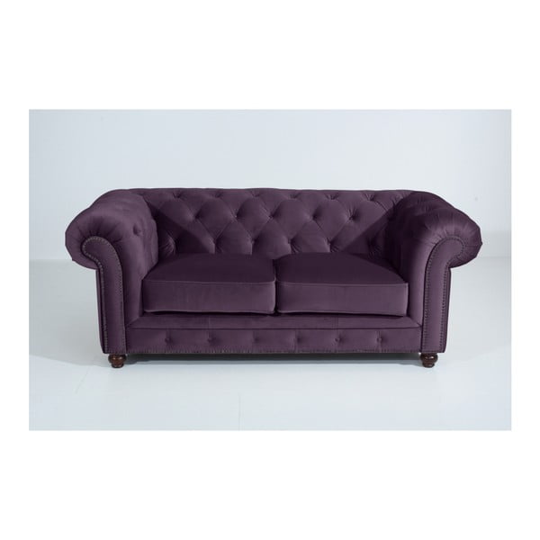 Orleans Velvet lila kanapé, 196 cm - Max Winzer