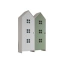 Fehér-zöld gyerek ruhásszekrény 115x171,5 cm CASAMI BRUGES – Vipack