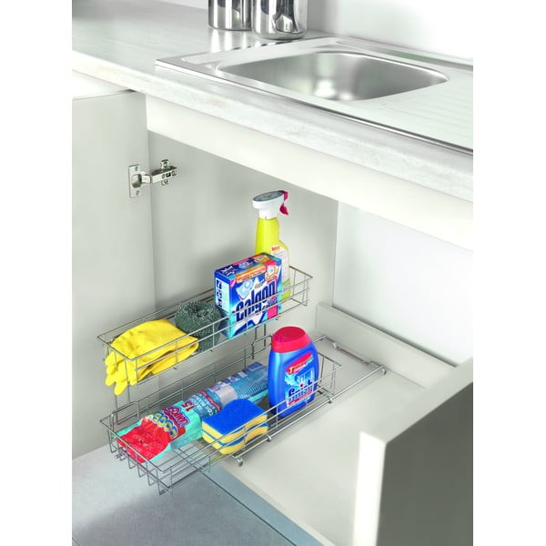 Limpio kétrészes kihúzható polc - Metaltex-image-1