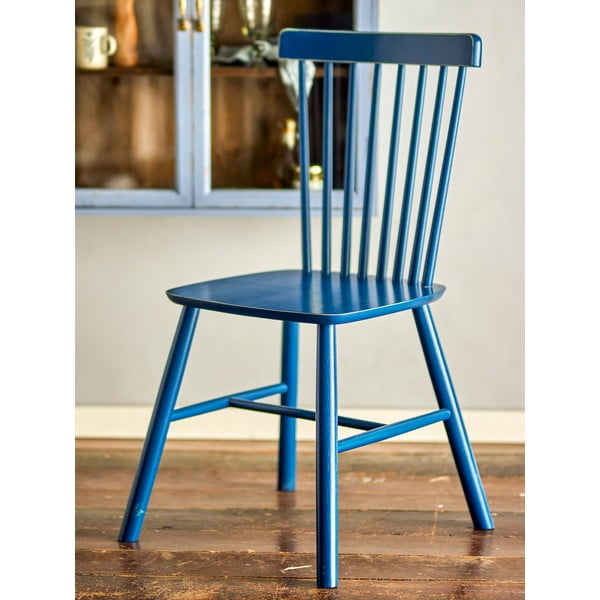 Kék kaucsukfa étkezőszék szett 2 db-os Mill – Bloomingville-image-1