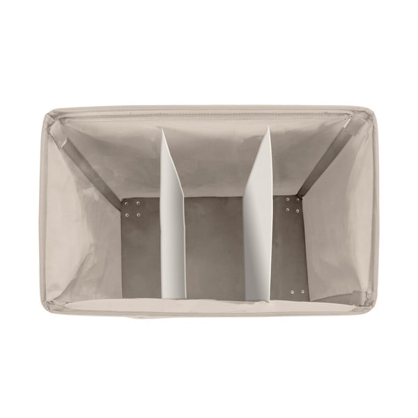 Trivo bézs háromrekeszes szennyeskosár, 117,6 l - Wenko-image-2