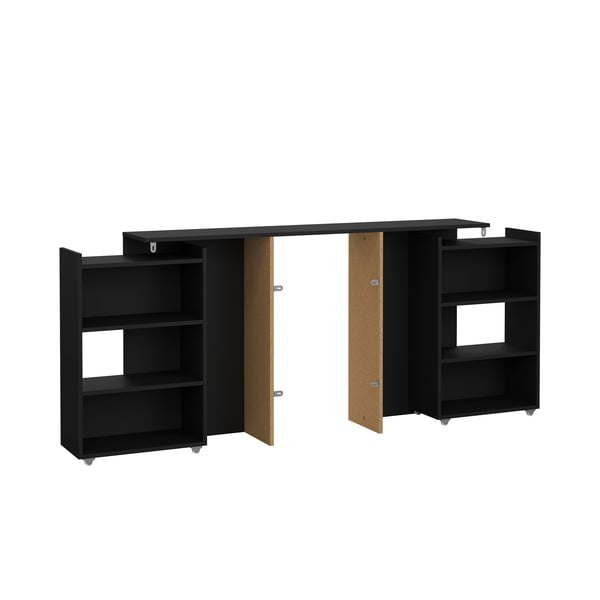 Fekete ágytámla 145x80 cm Naia – Tvilum-image-2