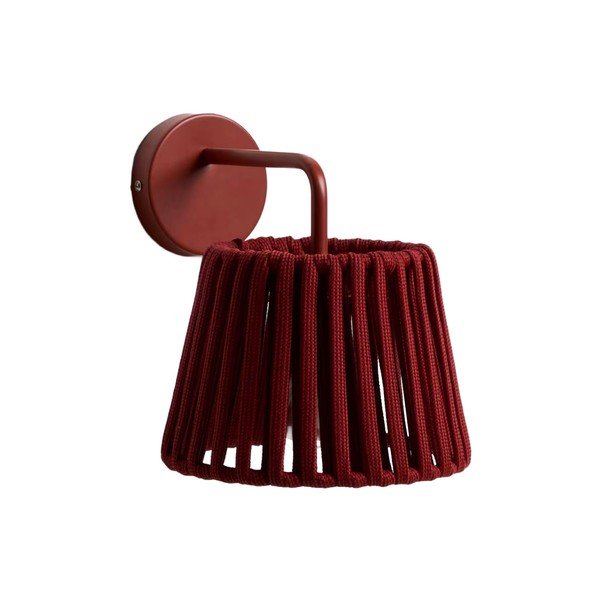 Napelemes LED fali kültéri lámpa (magasság 23 cm) Aldet – Kave Home