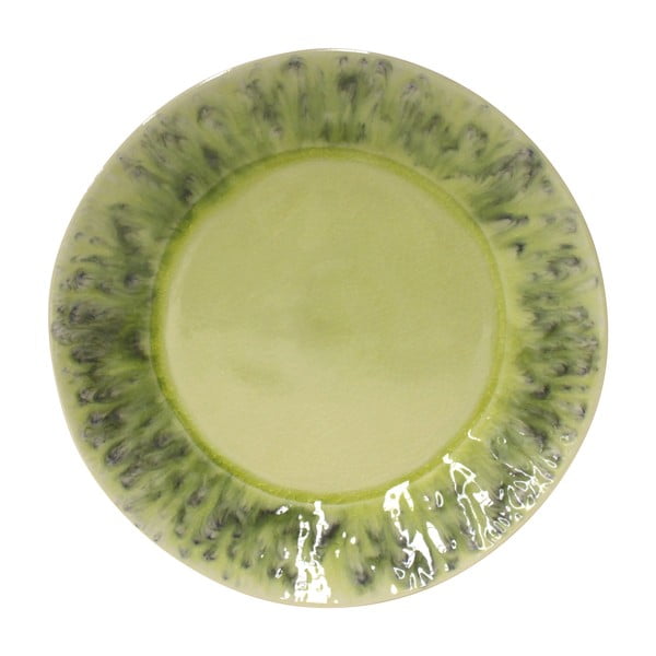 Madeira zöld kerámia tányér, ⌀ 27 cm - Ego Dekor
