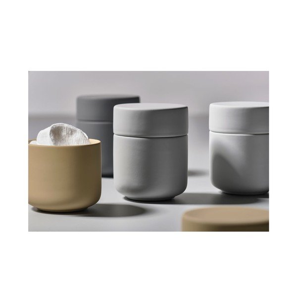 UME zöld agyagkerámia doboz tetővel - Zone-image-1