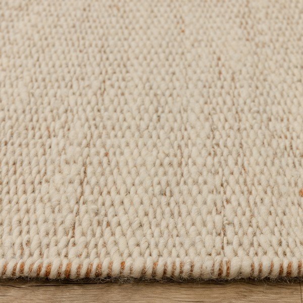 Krémszínű-terrakotta színű kézi szövésű gyapjú szőnyeg 200x290 cm Lima Rust – Asiatic Carpets-image-4