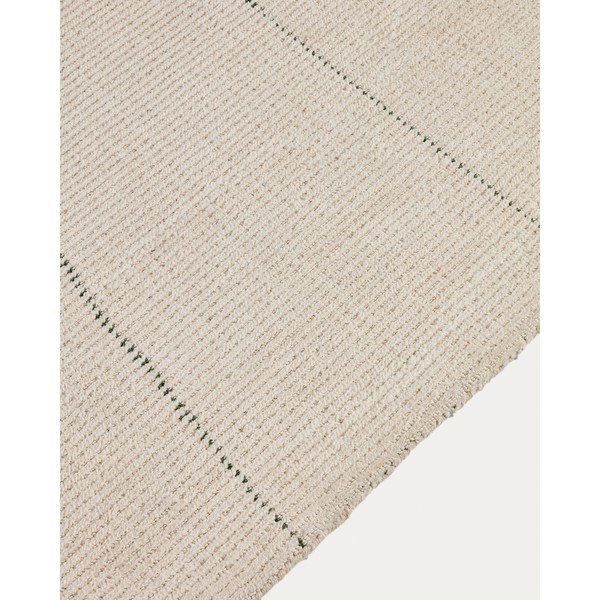 Krémszínű kézi szövésű pamutkeverék szőnyeg 230x160 cm Lisdan – Kave Home-image-2