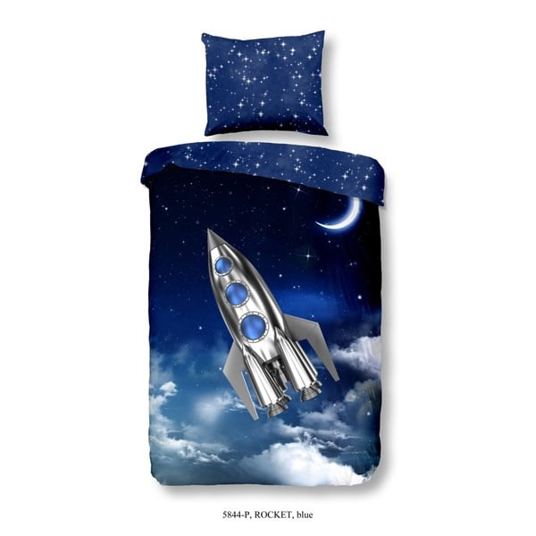 Rocket gyermek pamut ágyneműhuzat garnitúra, 140 x 200 cm - Good Morning