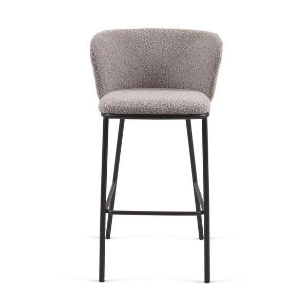 Világosszürke bárszék (ülésmagasság 75 cm) Ciselia – Kave Home-image-2