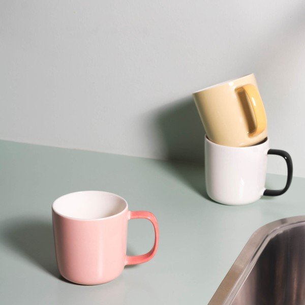 Rózsaszín new bone china bögre 370 ml Mae – ONA-image-3