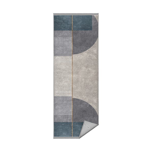 Kék-szürke futószőnyeg 80x200 cm – Mila Home
