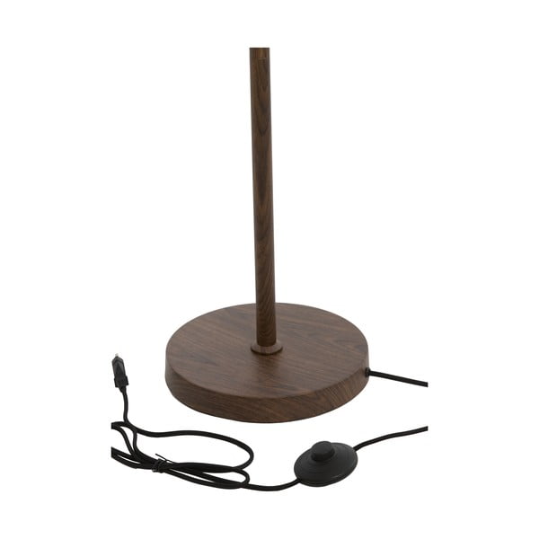 Sötétbarna állólámpa textil búrával (magasság 159 cm) Dania – Light & Living-image-4