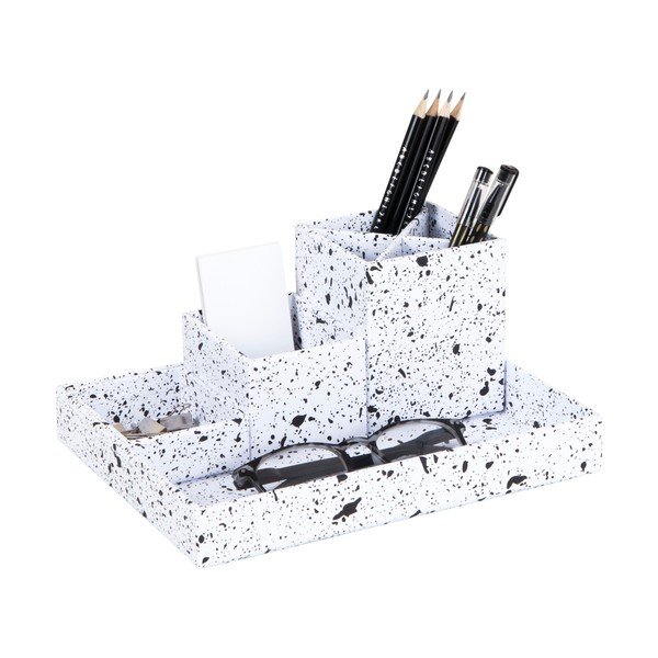 Lena fekete-fehér 4 részes asztali írószertartó - Bigso Box of Sweden-image-2