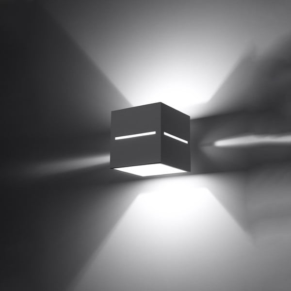 Szürke fali lámpa Lorum – Sollux-image-2