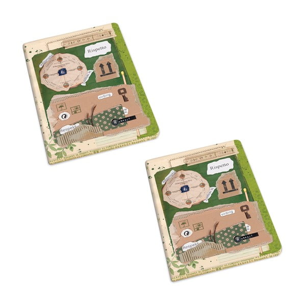 Füzet készlet 192 oldal 2 db-os A5 Rispetto – Kartos-image-1