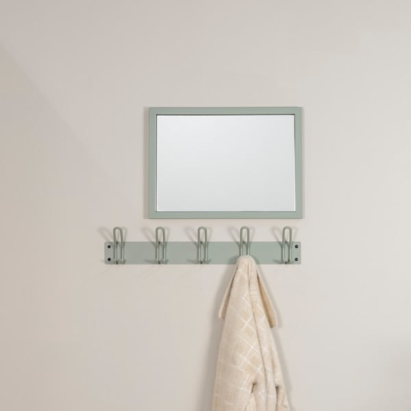 Szürkészöld fém fali fogas 70 cm Miles – Spinder Design-image-2