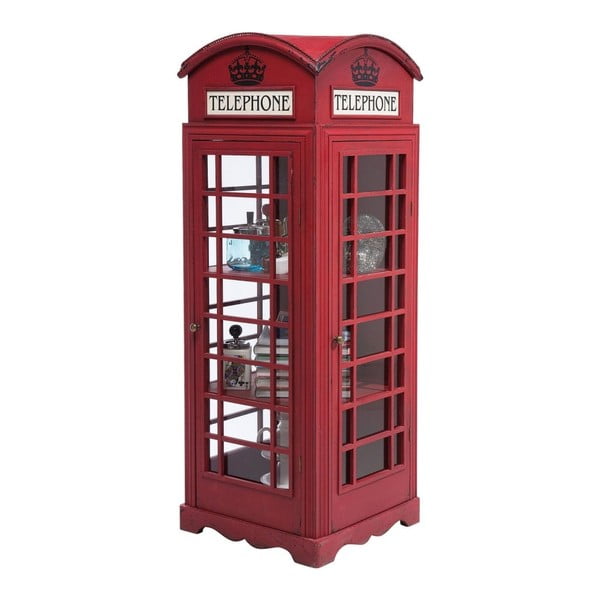 London Telephone üvegajtós szekrény, magasság 140 cm - Kare Design