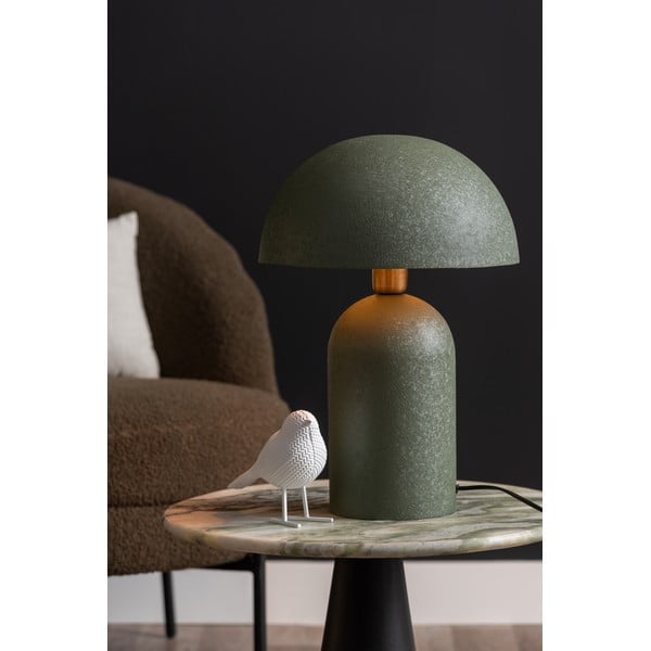 Zöld asztali lámpa fém búrával (magasság 43 cm) Boaz – Leitmotiv-image-1