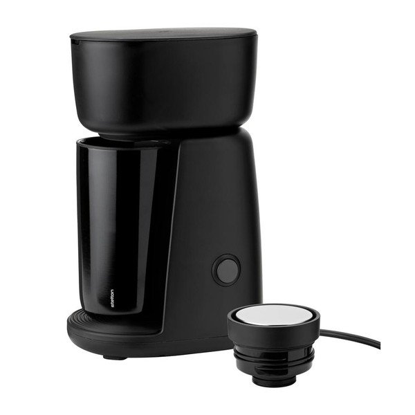 Fekete műanyag filteres kávéfőző 400 ml Foodie – RIG-TIG-image-2