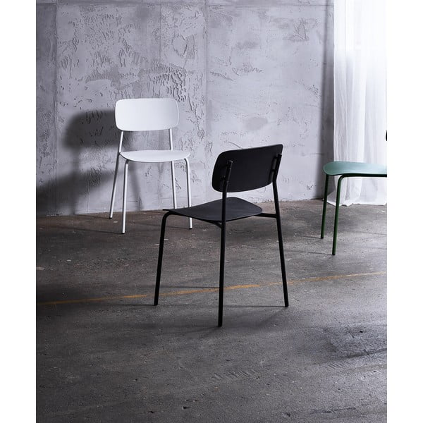 Fekete étkezőszék szett 2 db-os Kirkland – Unique Furniture-image-3