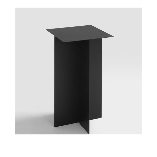 Oli fekete tárolóasztal, 30 x 30 cm - Custom Form-image-1