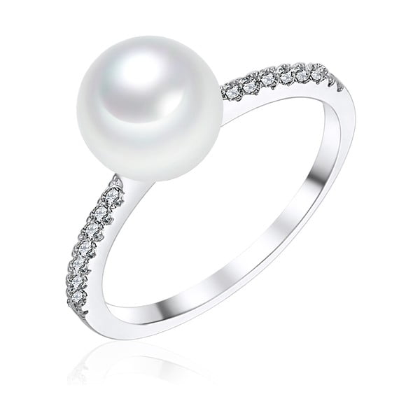South White gyöngy gyűrű, méret 56 - Pearls Of London