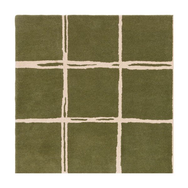 Zöld kézi szövésű gyapjú szőnyeg 200x290 cm – Asiatic Carpets-image-4