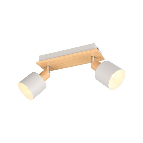 Fehér-natúr színű spotlámpa ø 9 cm Shanti – Trio-image-1