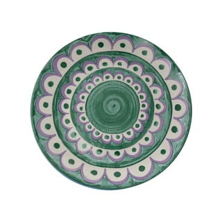 Zöld porcelán desszertes tányér készlet 6 db-os ø 19,5 cm Tangeri green – Villa Altachiara