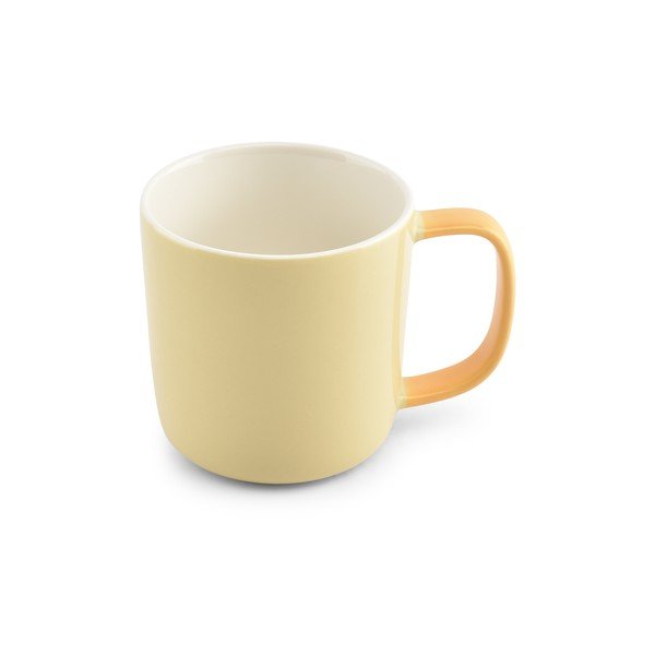 Világossárga new bone china bögre 370 ml Mae – ONA-image-2
