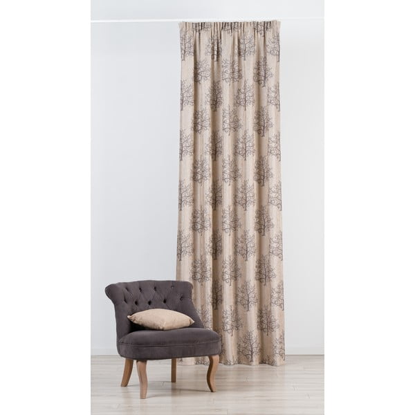 Barna-bézs függöny 140x260 cm Erinn – Mendola Fabrics