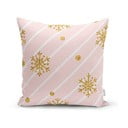 Gold Snowflakes karácsonyi párnahuzat, 42 x 42 cm - Minimalist Cushion Covers