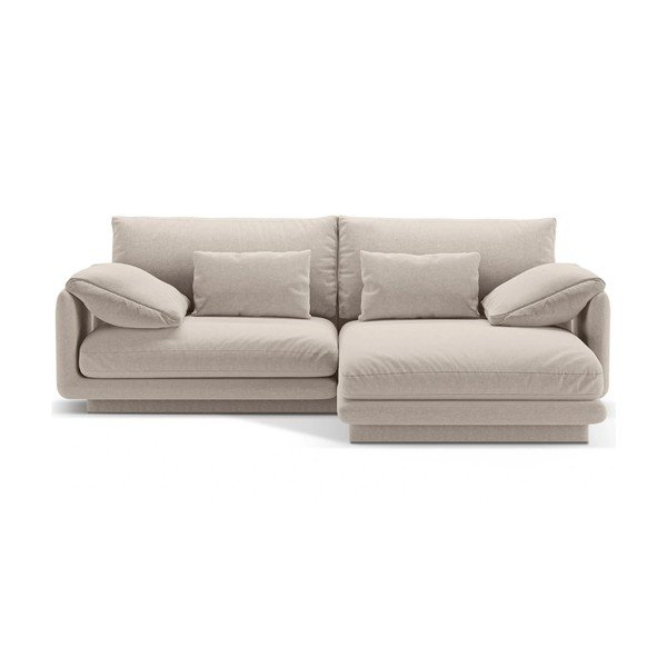 Bézs sarokkanapé (jobb oldali) Torino – Micadoni Home