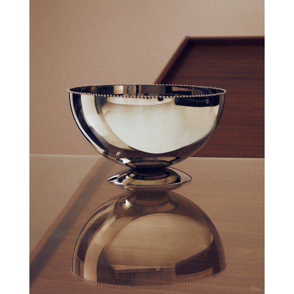 Ezüstszínű rozsdamentes acél tál ø 25,5 cm Nirela – Kave Home-image-1