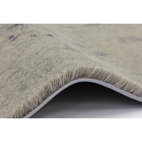 Bézs gyapjú szőnyeg 170x240 cm Calisia Vintage Flora – Agnella-image-3