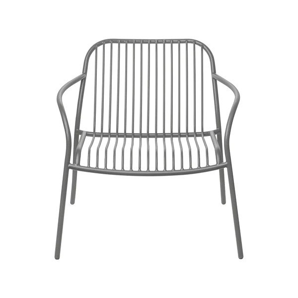 Szürke fém kerti fotel Yua Wire – Blomus-image-2