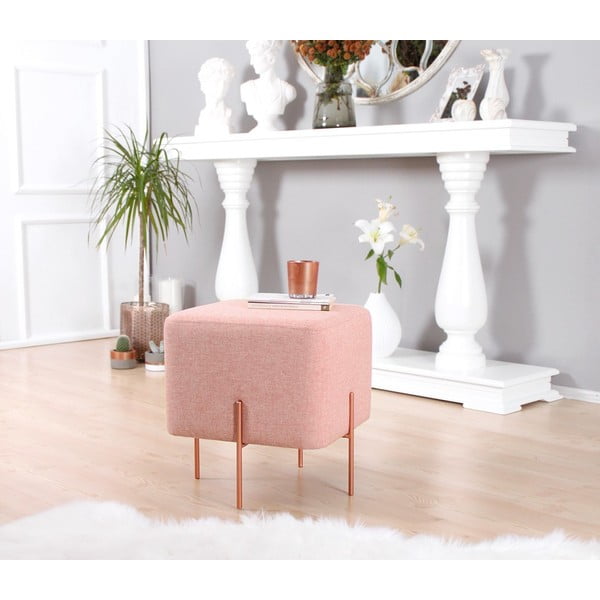 Világos rózsaszín puff Copper – Artie-image-4