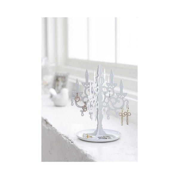 Chandelier fehér ékszertartó állvány - YAMAZAKI-image-1