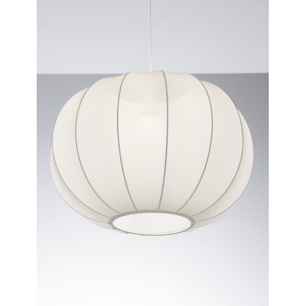 Matt fehér textil függőlámpa ø 50 cm Delina – Nova Luce-image-2