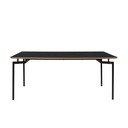 Fekete étkezőasztal 90x180 cm Alto – Støraa