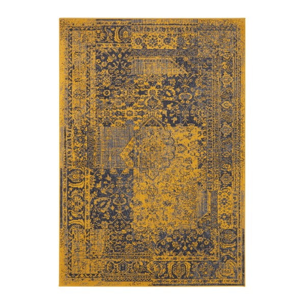 Celebration Plume sárga-szürke szőnyeg, 80 x 150 cm - Hanse Home