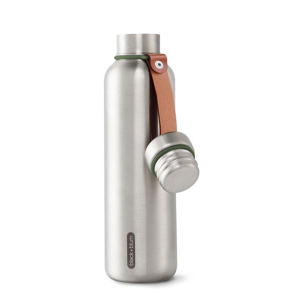 Ezüstszínű rozsdamentes acél termopalack 750 ml – Black + Blum