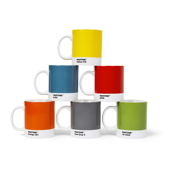 Piros kerámia bögre 375 ml Red 2035 – Pantone-image-1