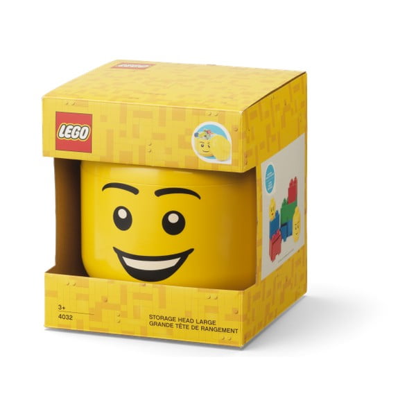 Műanyag gyerek tárolódoboz Head – LEGO®-image-2