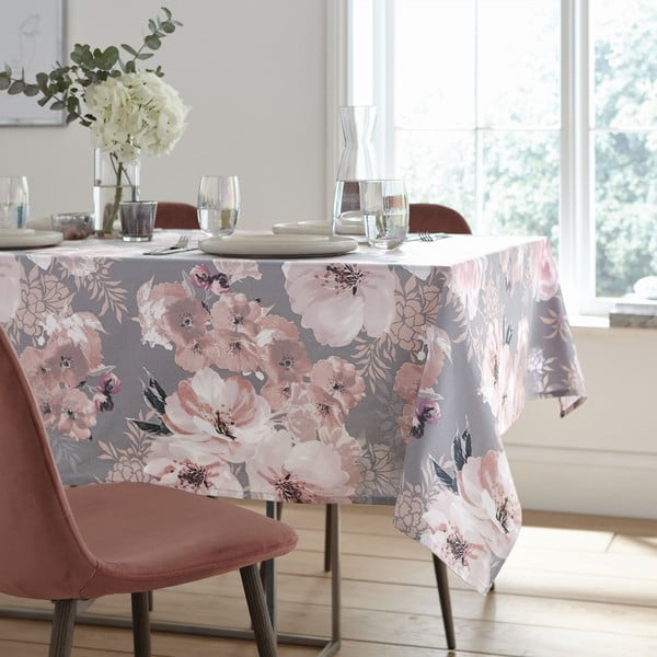 Pamut asztalterítő 137x229 cm Dramatic Floral – Catherine Lansfield