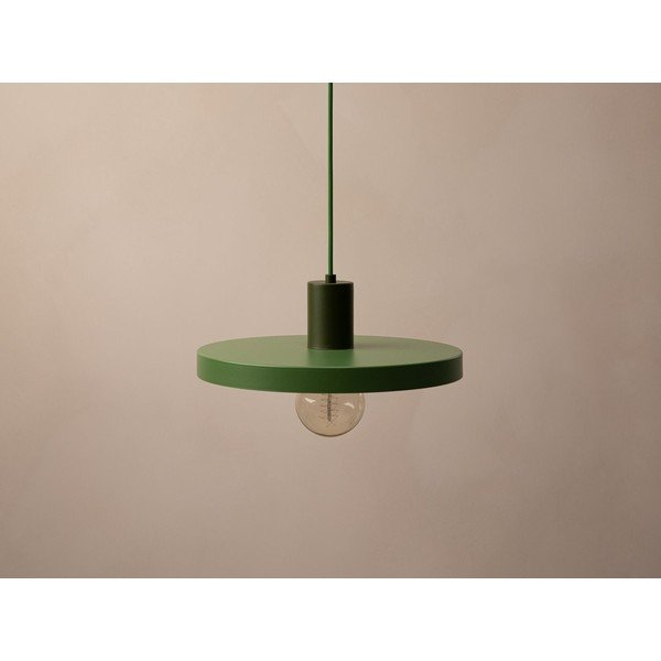 Zöld fém függőlámpa ø 30 cm Ori – Micadoni -image-3